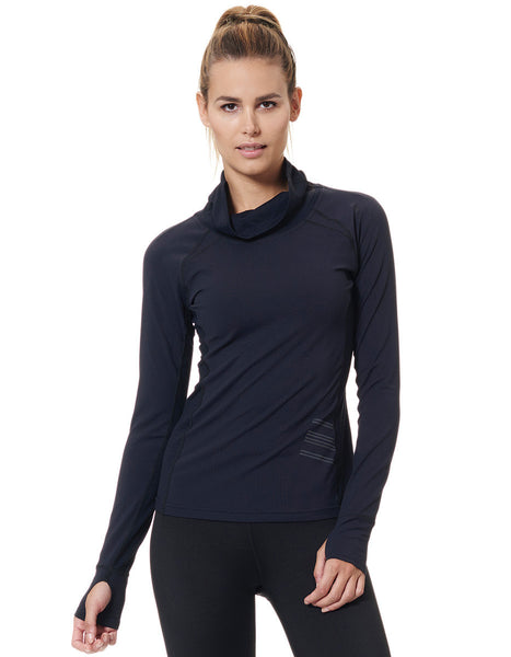 Women's Cowl Neck L/S Run Top