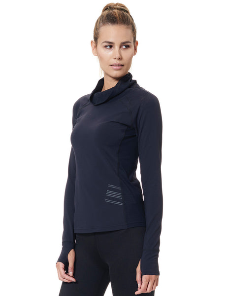 Women's Cowl Neck L/S Run Top