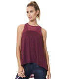 Women's High Neck Draped Tank