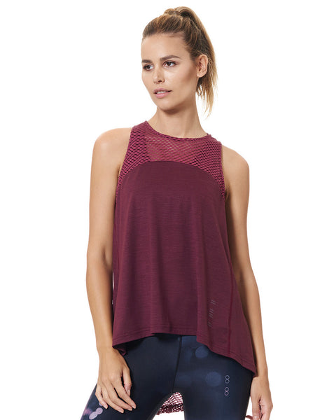 Women's High Neck Draped Tank