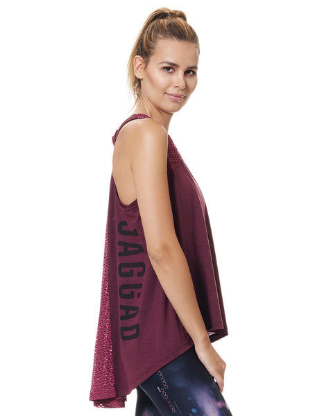 Women's High Neck Draped Tank