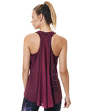 Women's High Neck Draped Tank