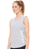 Women's Grey Muscle Tank