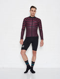 Little Big Stripe L/S Jersey - Cabernet