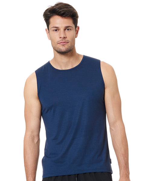 Men's Navy Muscle Tank