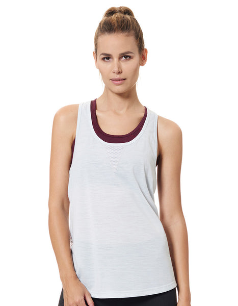 Women's Dust Blue Racerback Singlet