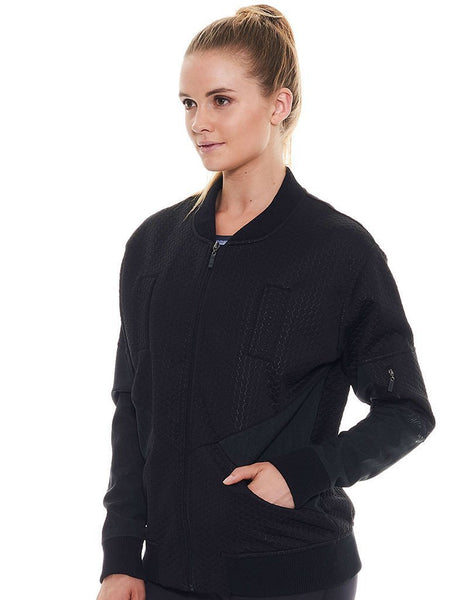 Ash Oversized Bomber Jacket