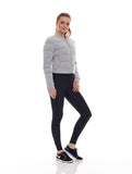 Women's Grey Bomber Jacket