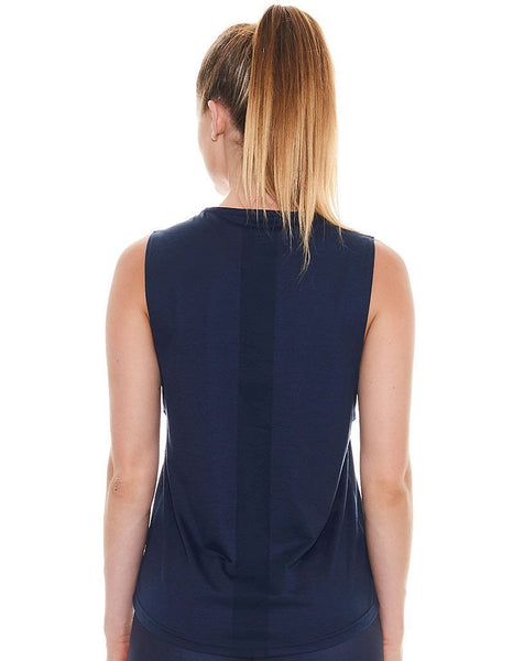 Aurora Navy Muscle Tank
