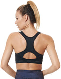 Black Mesh Crop Bra